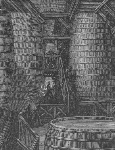 Interior of a Brewery by Gustave after Dore